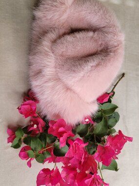 Blush Pink Faux Fur Bucket Hat | Soft Fluffy Winter Hat | Women’s Cozy Chic Cap